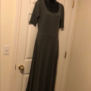 Gorgeous Charcoal Grey Lularoe Ana Maxi Dress